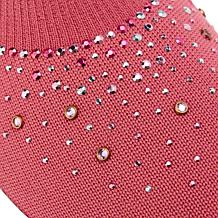 FitFlop ÜBERKNIT™ Crystal Slip-On Ballet Flat