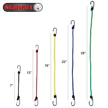 Fleming Supply 20-Piece Bungee Cord Assortment in Plastic Jar - Multi