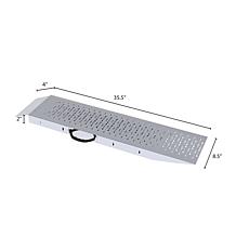 Fleming Supply Pickup Truck Steel Loading Ramp Set for ATVs, Mowers