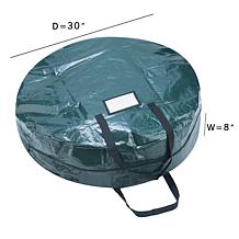 Fleming Supply Storage Bag 9' Tree & 30" Wreath Bag Combo Pack - Green