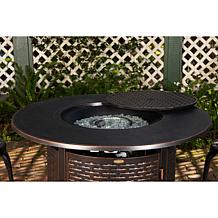 Florence Woven Aluminum LPG Fire Pit