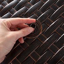 Florence Woven Aluminum LPG Fire Pit