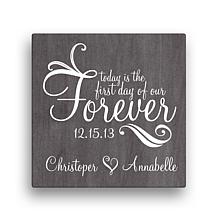 Forever Personalized Canvas Wall Art