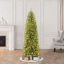 Franklin Fir Pencil 10' Artificial Christmas Tree with Clear Lights