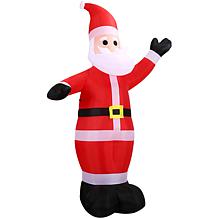 Fraser Hill Farm 10 Ft. Pre-Lit Inflatable Santa
