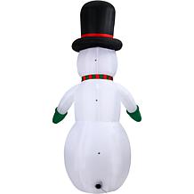 Fraser Hill Farm 10-Ft. Pre-Lit Inflatable Snowman
