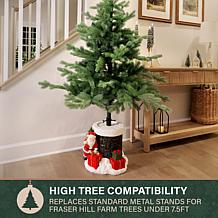 Fraser Hill Farm 15-in. Chimney Santa Christmas Tree Base for Artif...