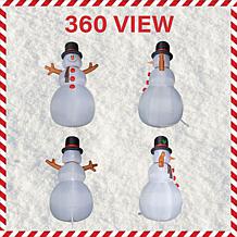 Fraser Hill Farm 20' Jolly Snowman Inflatable w RGB Lights and Bag