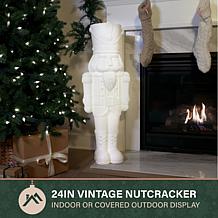 Fraser Hill Farm 24-in. Nutcracker Soldier Christmas Blow Mold with...