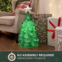 Fraser Hill Farm 25-in. Vintage Christmas Tree Blow Mold with Multi...