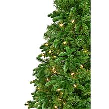 Fraser Hill Farm 4.5Ft. Porch Tree in Reindeer Pot w/ White LED Lights