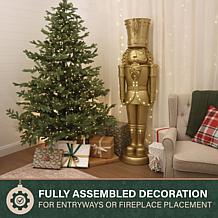 Fraser Hill Farm 6-Ft. Traditional Nutcracker with Open Lid Hat in ...