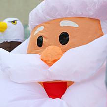 Fraser Hill Farm 6.1-Ft. Santa Claus Inflatable with Eagle, America...