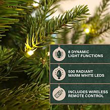 Fraser Hill Farm 7.5-Ft. Foxtail Pine Pre-Lit Artificial Christmas ...