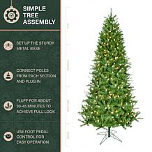 Fraser Hill Farm 7.5-Ft. North Star Pine Pre-Lit Artificial Christm...