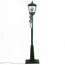 Fraser Hill Farm Let It Snow 71" Street Lamp w/ Tree & Signs Décor