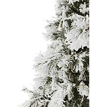 Fraser Hill Farms 9' Flocked Snowy Pine Tree