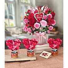 Fresh Cut Paper Valentine's Day s/4 Pop-up Cards