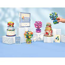 Freshcut Paper Birthday Pop Up, Card & Envelope 5-pack