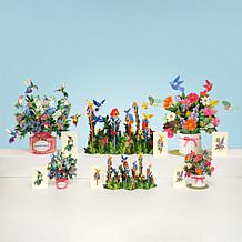 Freshcut Paper Classic and Mini Springtime Popup Card Kit - Set of 6 