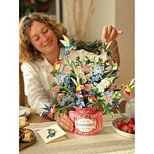 Freshcut Paper Set of 3 Classic Floral Pop-Up Bouquets