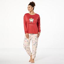FRIENDSGIVING 2pc Knit PJ Set