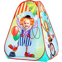 Fun2Give Circus Activity Play tent with 4 soft balls