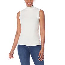 G by Giuliana 2-pack EcoLuxe Jersey Knit Mock-Neck Tanks