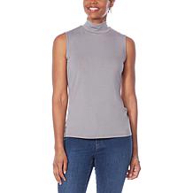 G by Giuliana 2-pack EcoLuxe Jersey Knit Mock-Neck Tanks