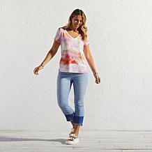 G by Giuliana 2-pack EcoLuxe Perfect V-Neck Tees