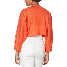 G by Giuliana Batwing Sleeve Cropped Cardigan