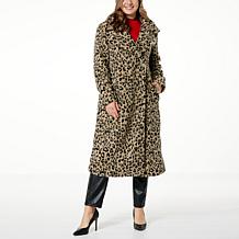 G by Giuliana Black Label Double Breasted Teddy Coat