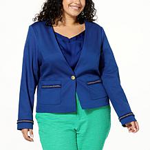 G by Giuliana Black Label Embellished Blazer