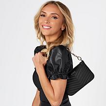 G by Giuliana Black Label Lamb Leather Multiset Crossbody - Basic