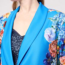 G by Giuliana Black Label Placement Print Knit Blazer