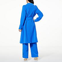 G by Giuliana Black Label Stretch Twill Trench Coat 