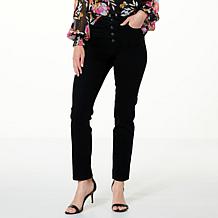 G by Giuliana Button Fly Straight-Leg Jean