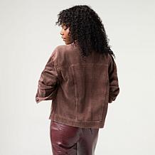 G by Giuliana Corduroy Button Front Jacket