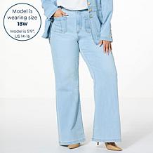 G by Giuliana EcoChic High-Rise Wide-Leg Jean