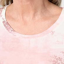 G by Giuliana EcoLuxe 2-pack Tee and Tank Set