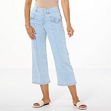 G by Giuliana G-Soft Wide Leg Crop Jean