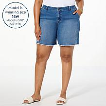 G by Giuliana High-Waist Denim Twill Jean Short