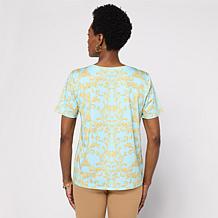 G by Giuliana Printed Knit Tee