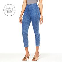 G by Giuliana Retro Slim Crop Pant with Hide-and-Chic Waistband