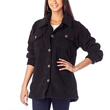 G by Giuliana Sherpa Fleece Comfort Shacket