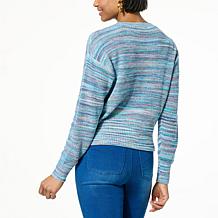 G by Giuliana Space Dyed Pullover Sweater