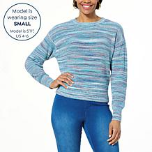 G by Giuliana Space Dyed Pullover Sweater