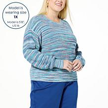 G by Giuliana Space Dyed Pullover Sweater