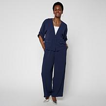 G by Giuliana Stretch Woven Pull-On Pant