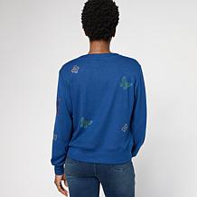 G by Giuliana Sweater Cardigan with Heat Set Embellishments